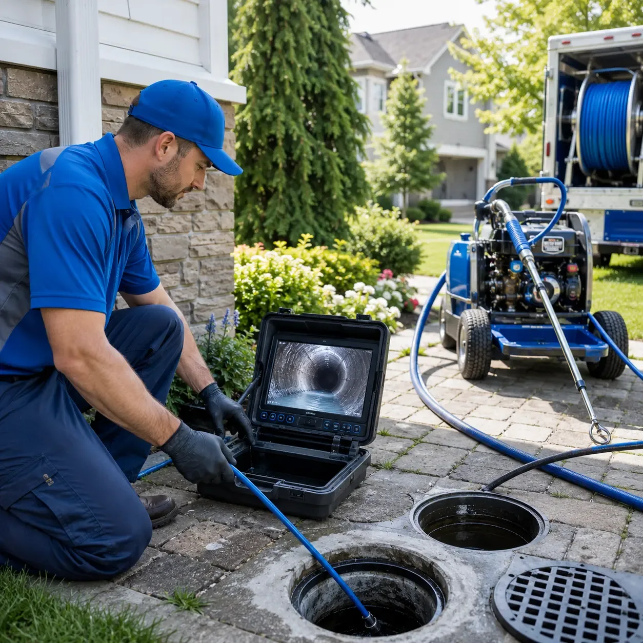 Outdoor drain cleaning professionals serving North Andover, MA